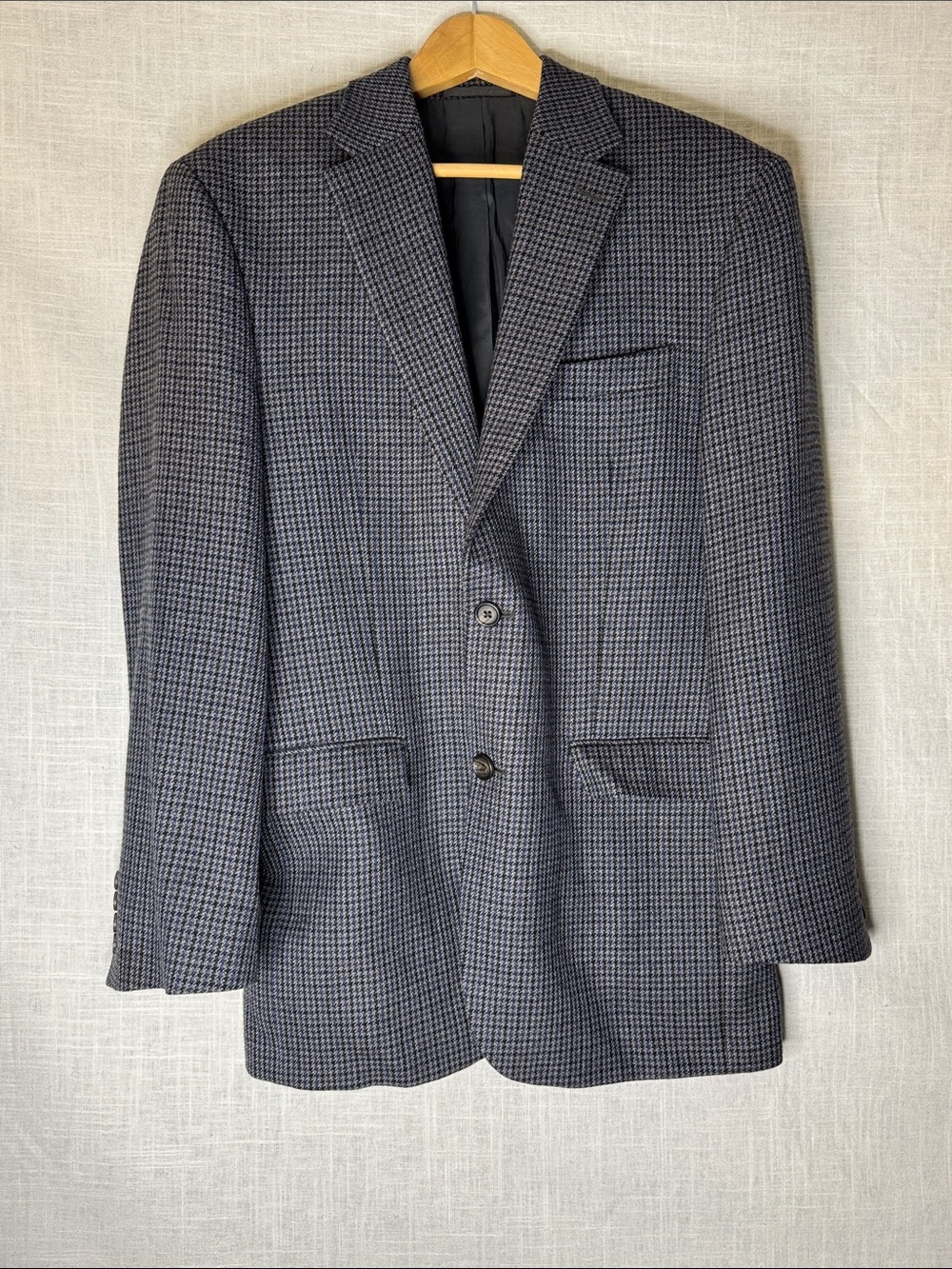 Lauren Ralph Lauren Men's Gray Houndstooth Sport Coat